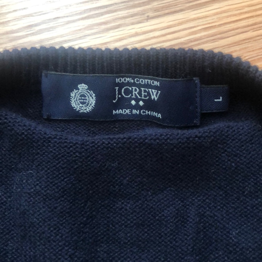 π SOLD J. Crew Menβs Argyle Vest - Size Large - Picture 2 of 4